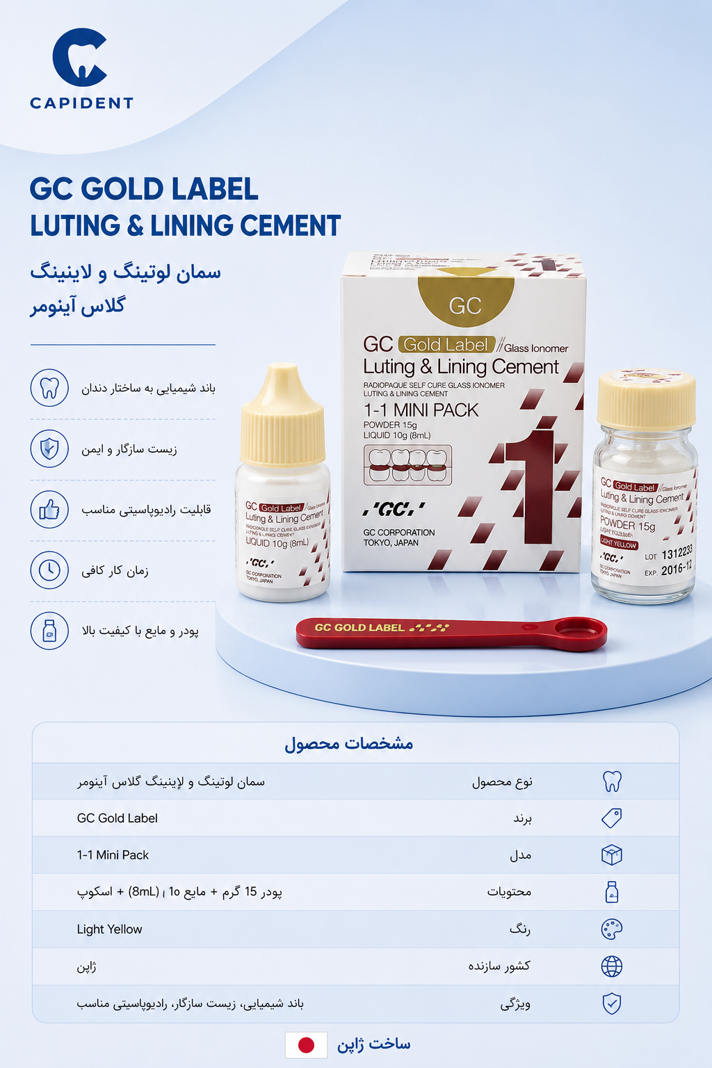 سمان گلاس آینومر لوتینگ